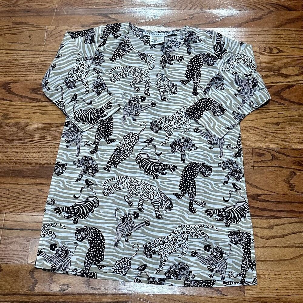 Gretchen Scott Girl's Leopard Cats Dress